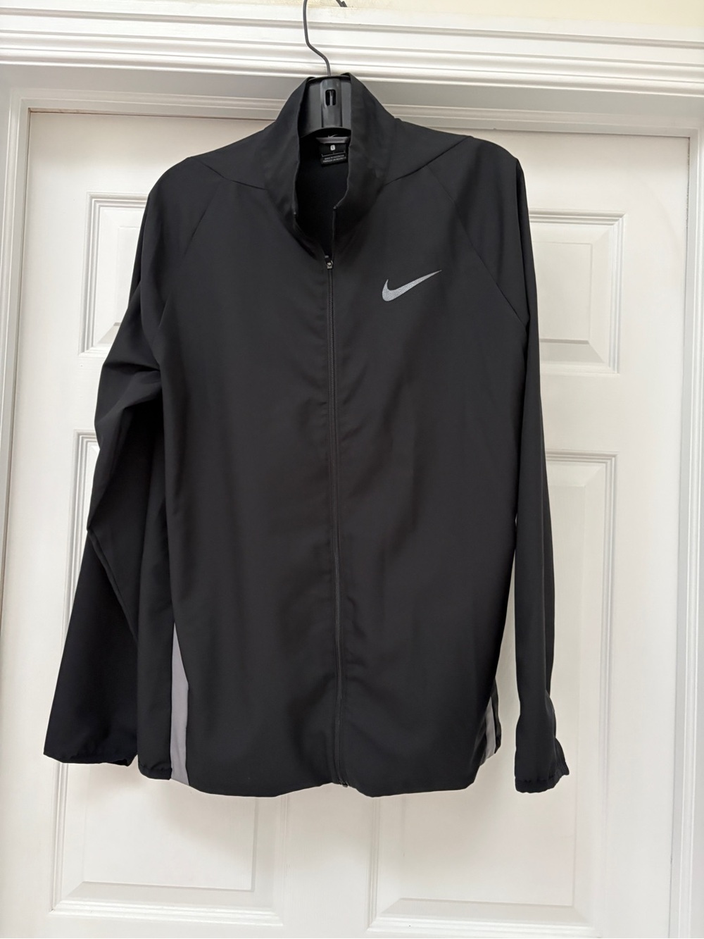 Nike Men's Black Performance Full-Zip Jacket with Reflective Swoosh